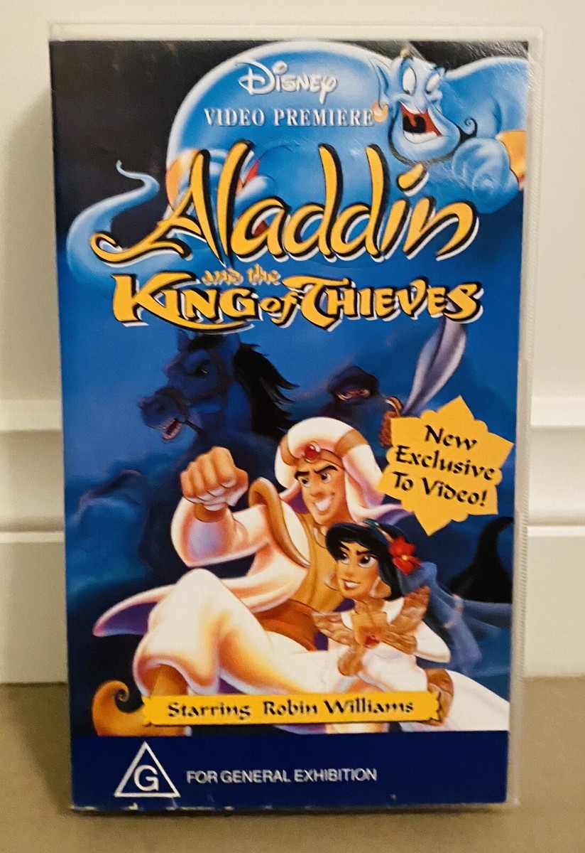 Aladdin And The King Of Thieves VHS Walt Disney Video