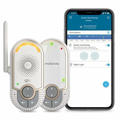 Motorola MBP164CONNECT Audio Baby Monitor - Portable WiFi Smart Intercom and