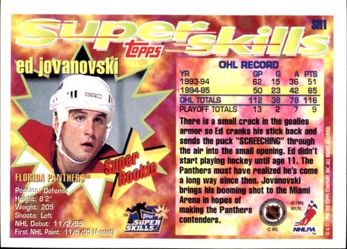 1995-96 Topps đ„
INSERTS đ„
VOUS CHOISISSEZ VOS FAVORIS đ NHL HOCKEY đ„
Cartes - Photo 74 sur 96