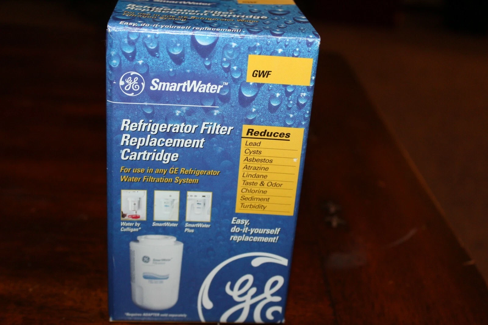 OEM GE Smart Water Refrigerator Replacement Filter Cartridges GWF NEW