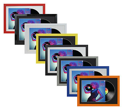 12 Vinyl LP Record and Album Cover Frame Memorabilia Wall Art Display