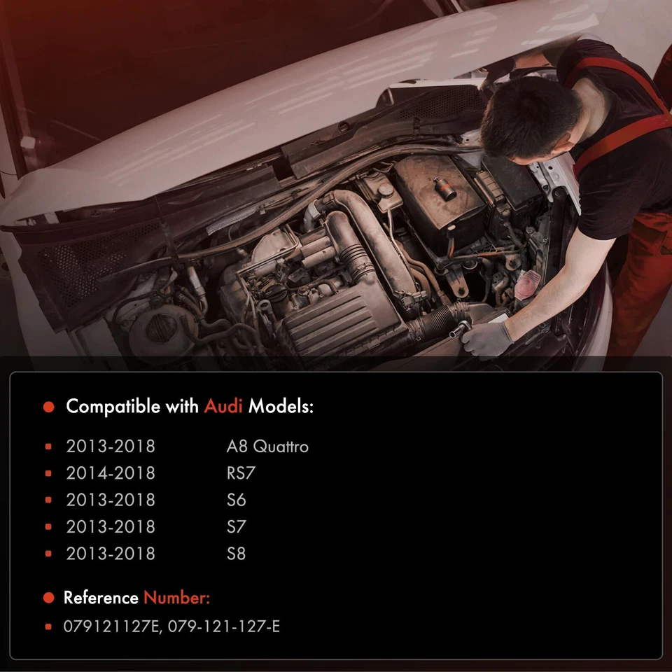 Adaptador de bomba de agua brida de refrigerante para Audi A8 Quattro 13-18 S6 S7 S8 RS7 V8 4,0 L Foto 2 de 4