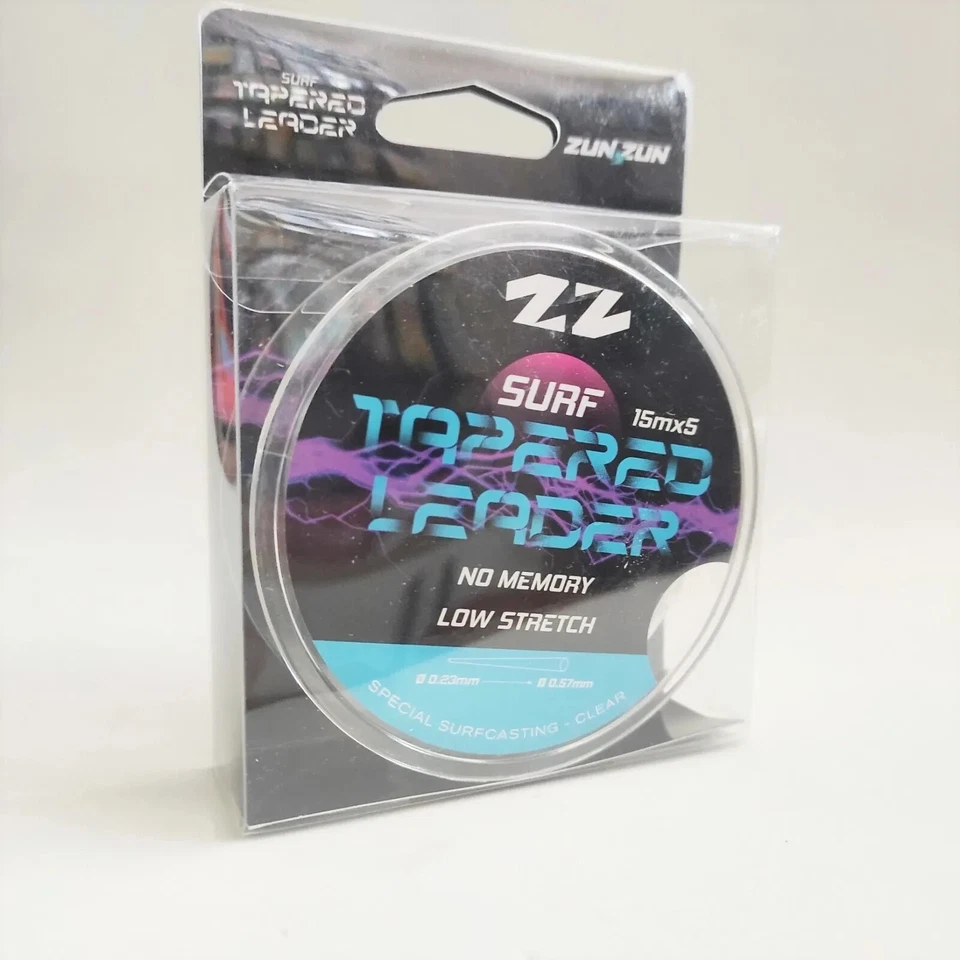 Línea de pesca ZUNZUN SURF TAPERED LEADER 5x15m 0,20-0,57mm/0,23-0,57mm/0,25-0,57m Foto 3 de 4