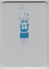 2022-23 Panini Noir Mark Price Reigning Nights Signatures Cyan Plate 1/1