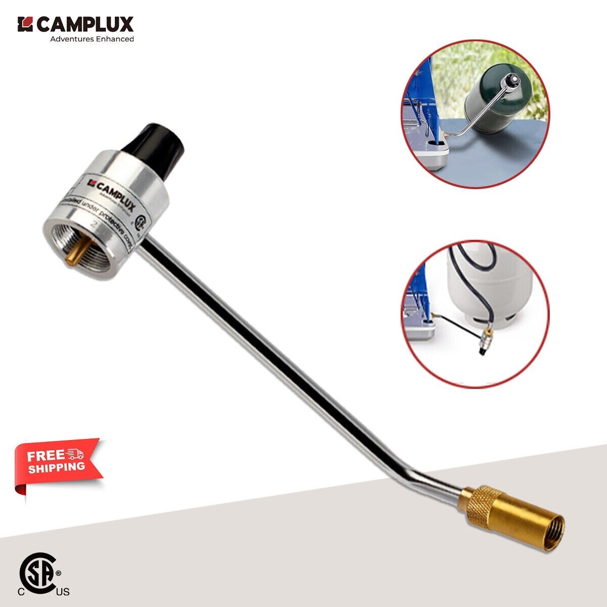 Camplux Propane Stove Regulator Connector Replacement Fits M