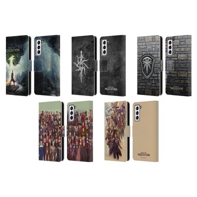 EA BIOWARE DRAGON AGE INQUISITION GRAPHICS LEATHER BOOK CASE FOR SAMSUNG PHONE 4