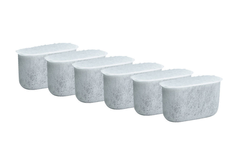 6 Charcoal Water Filters, Compatible with Black & Decker Coffee Makers, CM1000WF