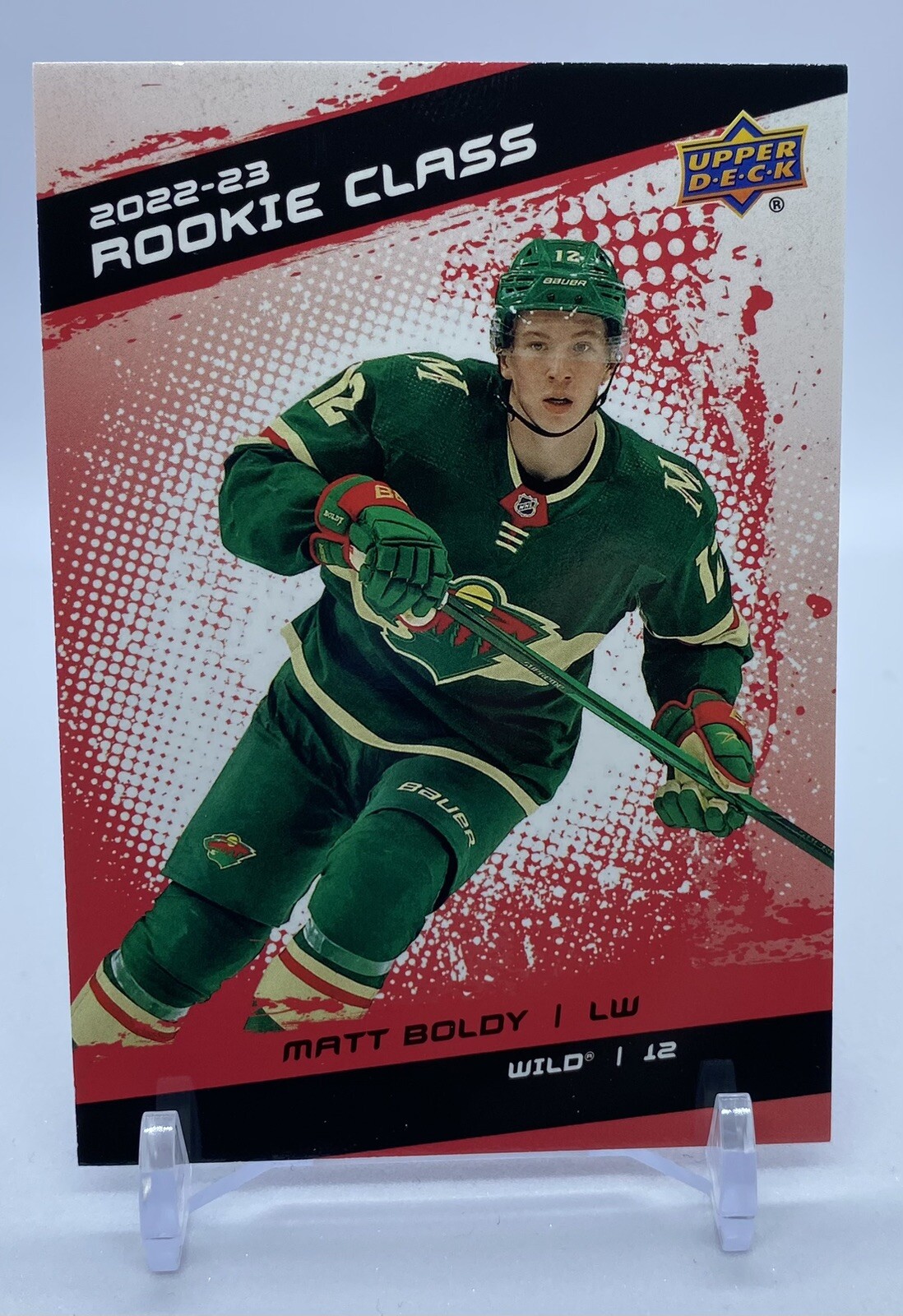 2022-23 Series 1 Matt Boldy Rookie Minnesota Wild #RC-1 Rookie Class Red