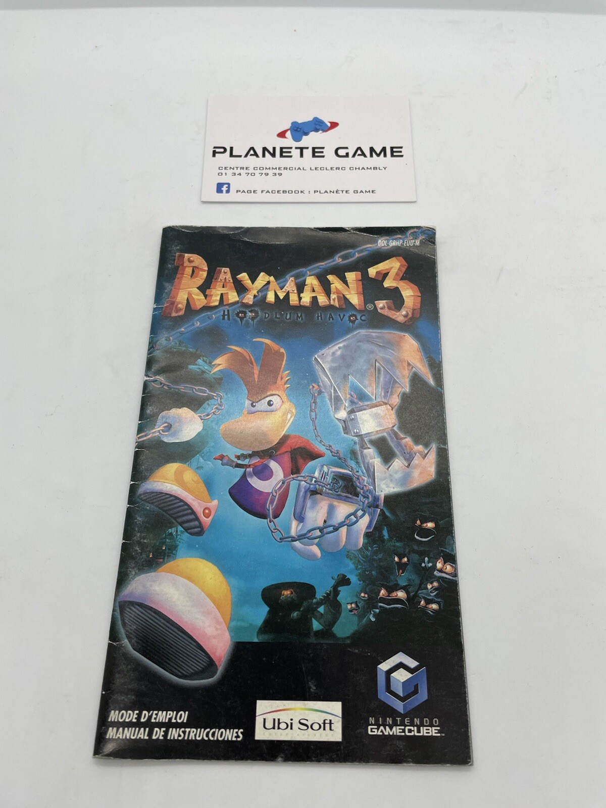 Notice Nintendo Game Cube Rayman 3 Hoodlum Havoc EUU-M