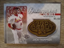 2020 Topps Pro Debut Distinguished Debut Medallions #DDZT Zack Thompson 85/99