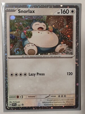 Black Star Promo 122 (Snorlax w/ Fart Swirl)  