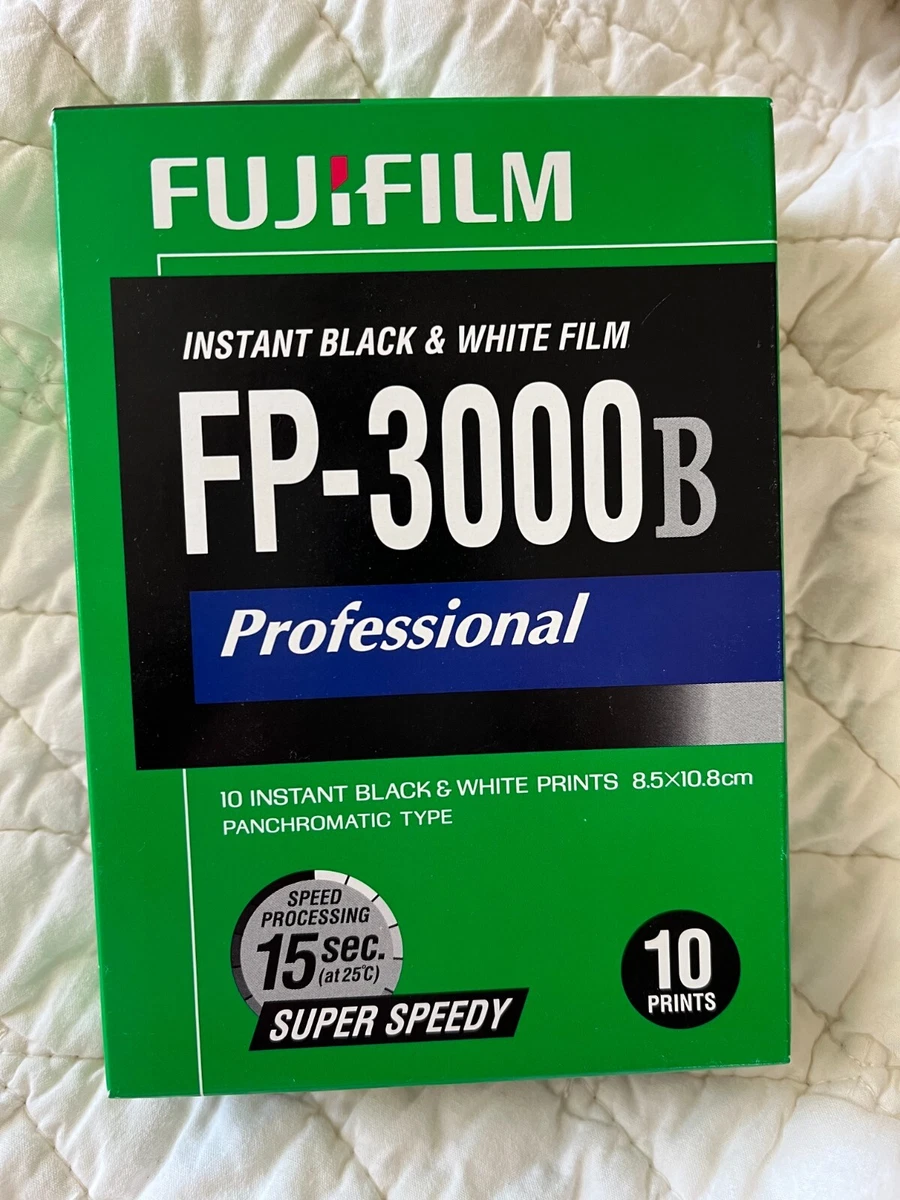 Fujifilm FP-3000B Professional Instant Black & White Film 10 prints