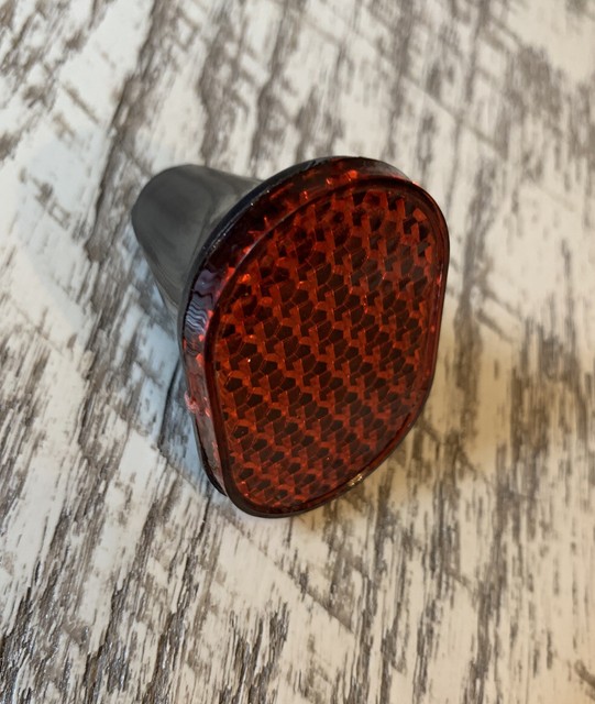 Red Bicycle Bike Rear Fender Safety Warning Reflector Tail New eBay