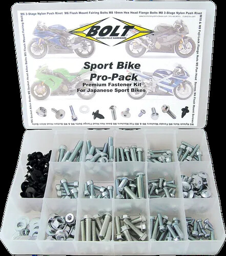 Bolt Japanese Sport Bike Pro Pack Fastener Bolt Hardware Kit for Honda-24 - Bild 2 von 5