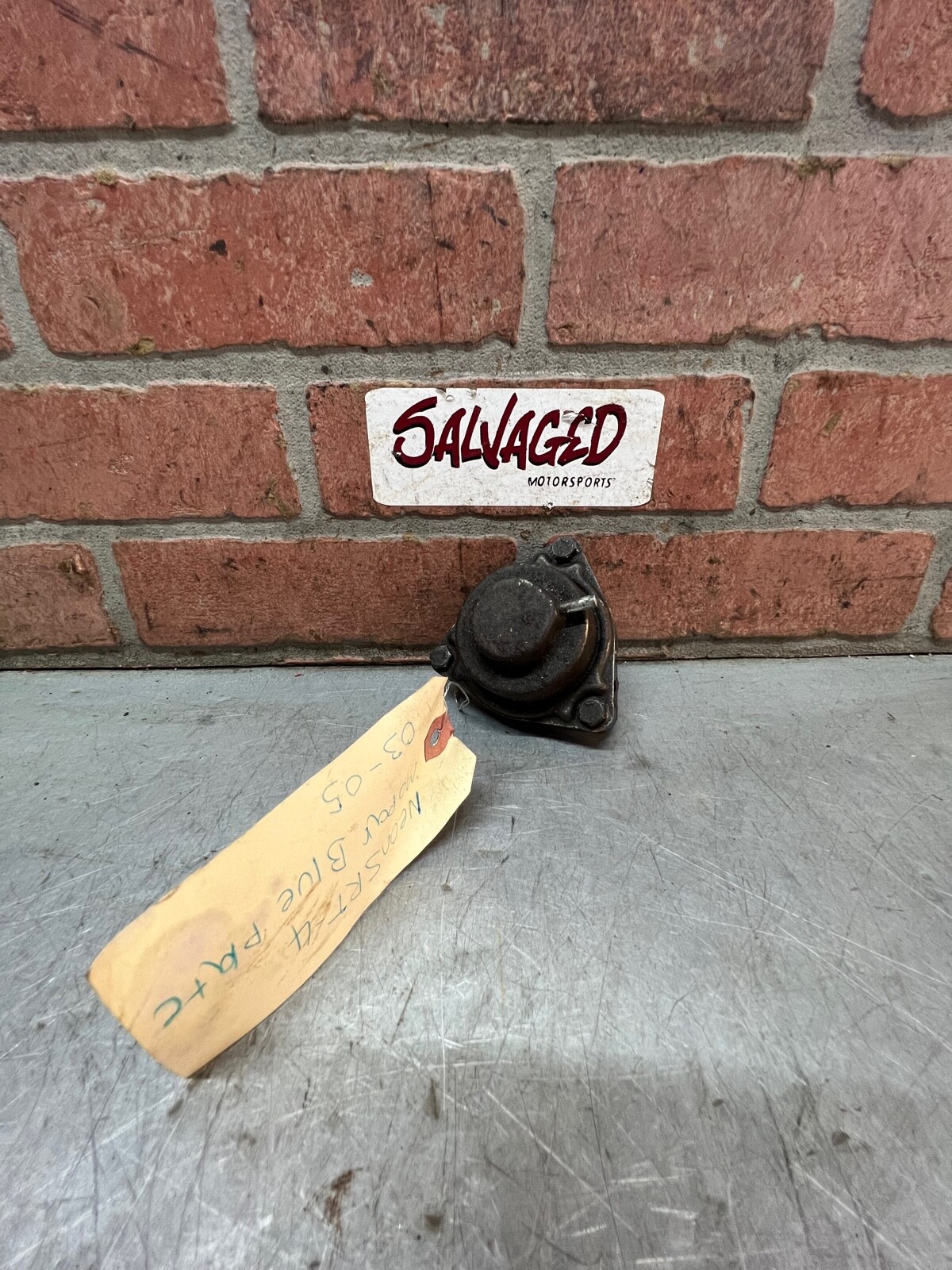 0305 Dodge Neon SRT4 Blue Finish Aluminum Blow Off Valve Cover Plate