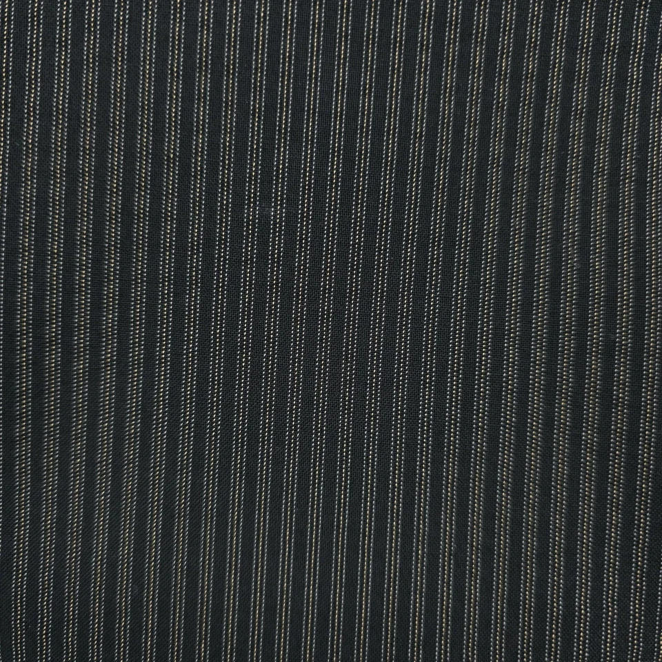 Traje JOHN VARVATOS 2 Piezas Mezcla Lana Hecho en ITALIA Negro Tostado Rayas Usado en Excelente Condición Talla 44R Foto 2 de 4