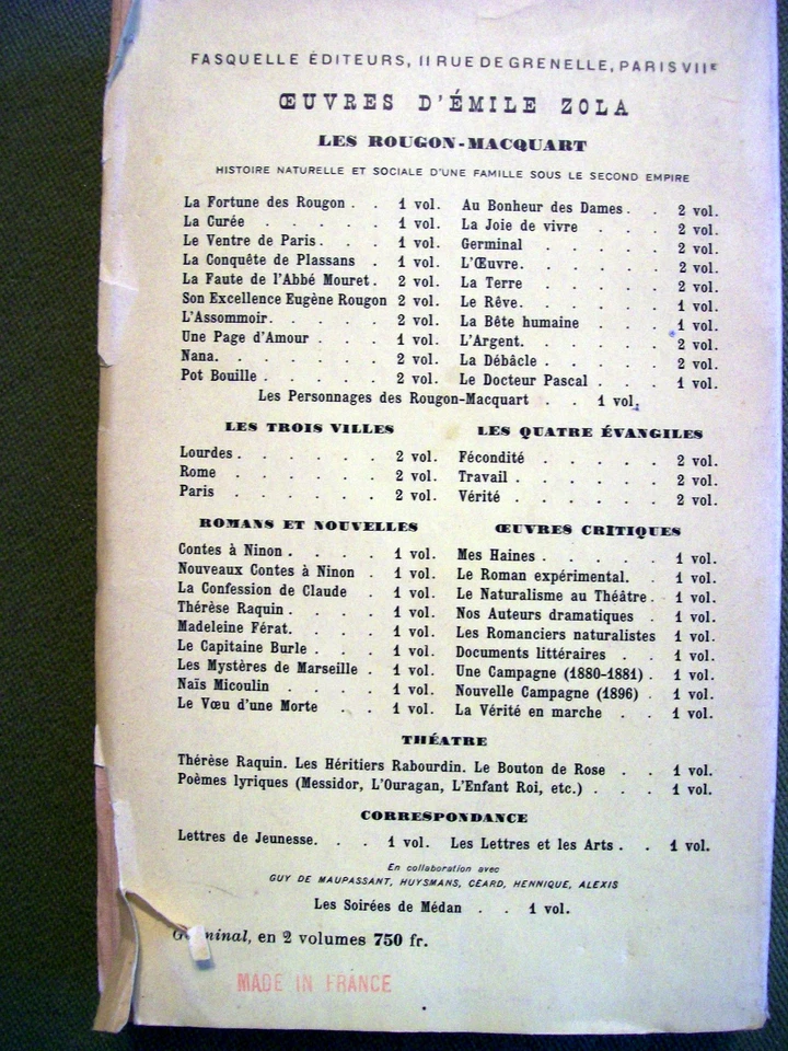 Germinal by Emile Zola (Paperback) - Image 3 of 3