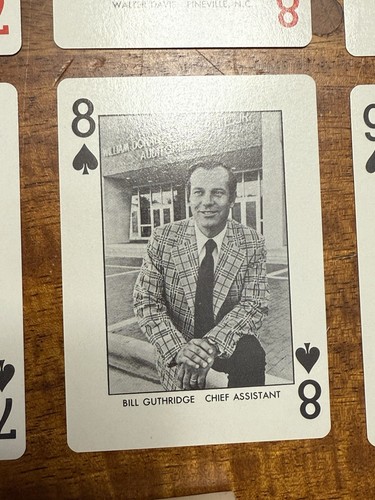 NIP Vtg 1971-72 North Carolina Playing Cards Blue Back Set With Jokers & Box UNC - Picture 9 of 21