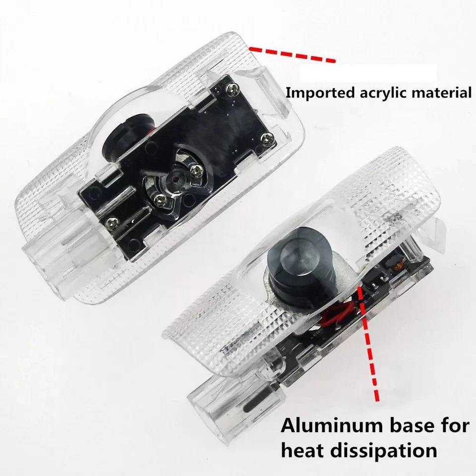 4Pcs LED HD Door Puddle Courtesy Ghost Shadow Lights For Lexus ES GS GX HS IS - Image 4 of 4