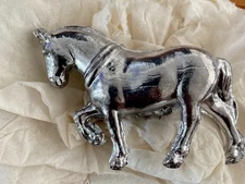 Wardie-Jay Circus - draft horse - silvertone 