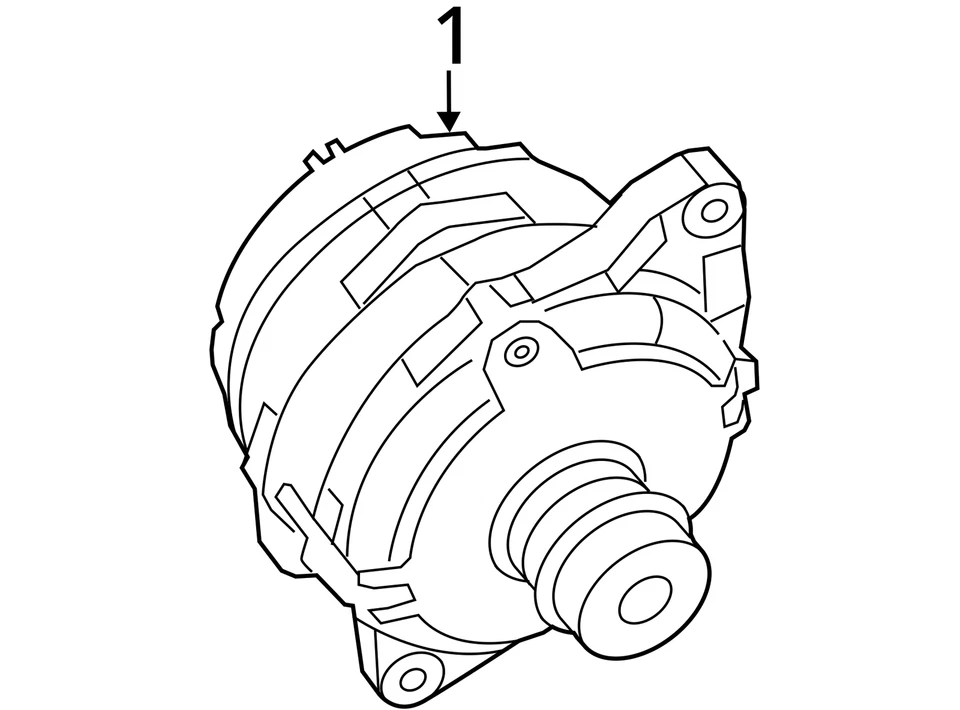 Chrysler 200 2012 Alternator 4801477AG 6525 - Image 4 of 4