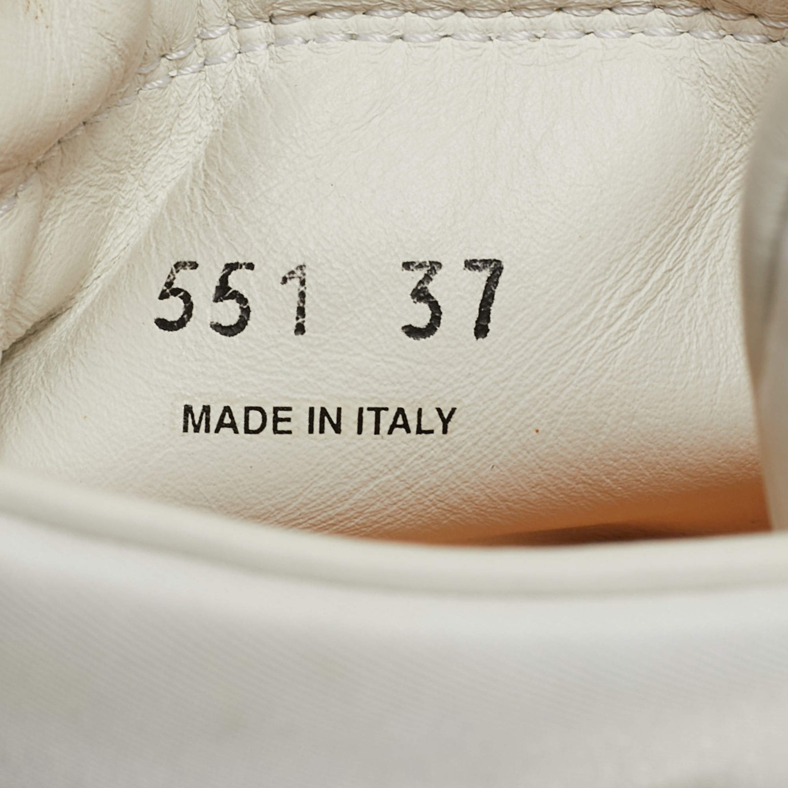 Prada White Nylon Triangle Pouch Pocket High Top Sneakers Size 37 thumbnail 8