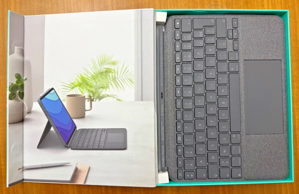 logitech combo touch - IPAD PRO 11-inch - Tastiera AZERTY - Immagine 3 di 4