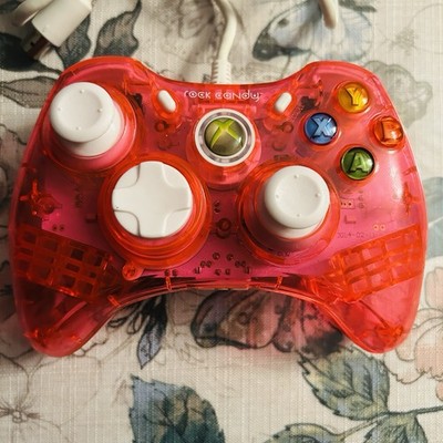 ROCK CANDY PDP PINK CONTROLLER (Model: 037-010-NA-PK) FOR XBOX 360 AND WINDOWS