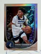 2025-26 Bowman Chrome Basketball - Terrence Shannon Jr. #BCV-105 /15
