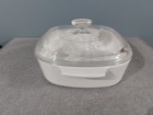 CORNING WARE WHITE A-2-B (2 Liter) Casserole Dish w/ Pyrex A9C Lid — photo 4