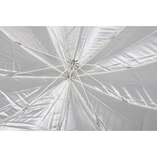 Photek Goodlighter 60" Umbrella with Fiberglass Frame7mm Permanent Shaft,Silver - Picture 3 of 4