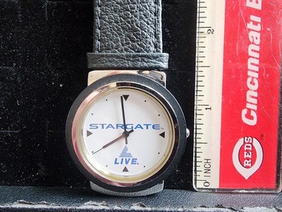 Vintage 1994 STARGATE LIVE Movie Promotional Watch New Never Worn Leather Strap 