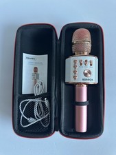 BONAOK Karaoke Wireless Microphone Bluetooth, Handheld Karaoke Machine