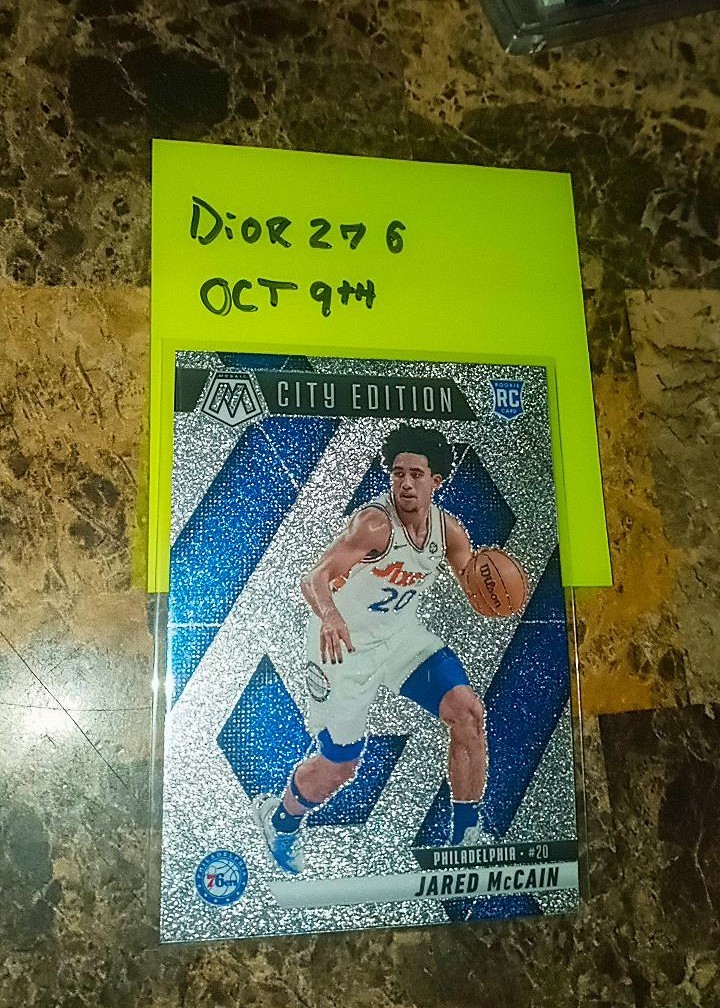 2024-25 Panini Mosaic Jared Mccain #277 Glitter Prizm Rc City Edition Grade It🔥