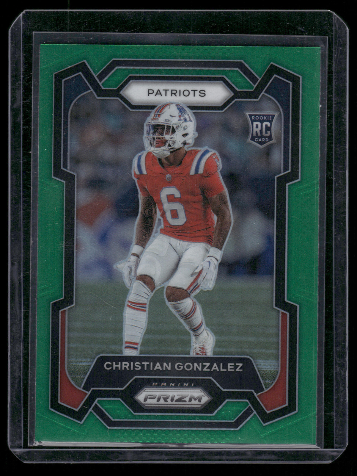 2023 Panini Prizm #369 Christian Gonzalez Green