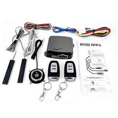 Car Start System, 9Pcs Car SUV Switch Keyless Entry Engine Start Alarm System
