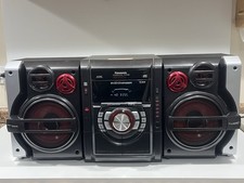 Panasonic SA-AK330 5 CD-AM/FM Dual Cassette Stereo Receiver With Speakers