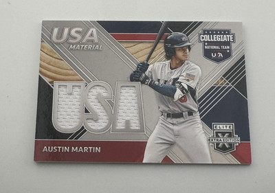 2020 Panini Elite #USAM-AM Extra Edition USA Jersey  Austin Martin