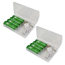 8pcs AA batteries, with USB charging cable 1.50 per gallon