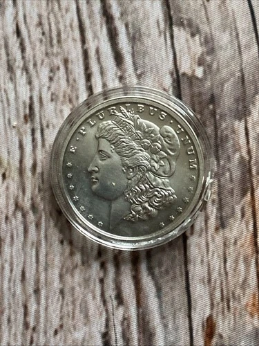Morgan Silver Dollar Round 1oz Troy .999 Fine Solid Silver Coin USA