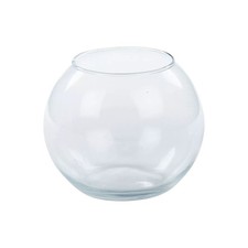 Large Recycled Glass Round Fishbowl Vase Flower Plant Pot Home Decor Terrarium