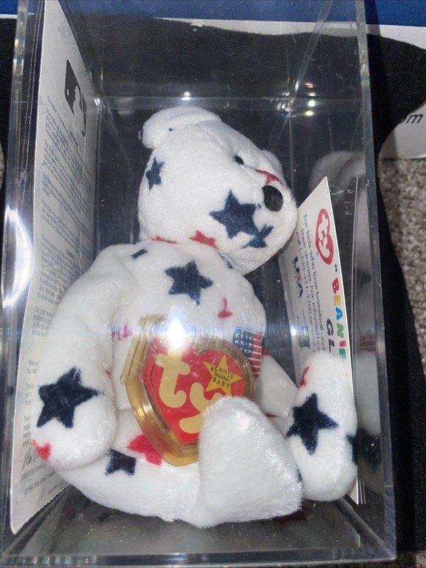 Retired TY Beanie Baby, 1997 Glory Bear 4188, MLB 7/98 All Star Game,Coors Field