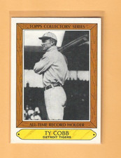 Ty Cobb 1985 Topps All-Time Record Holder / Detroit Tigers!
