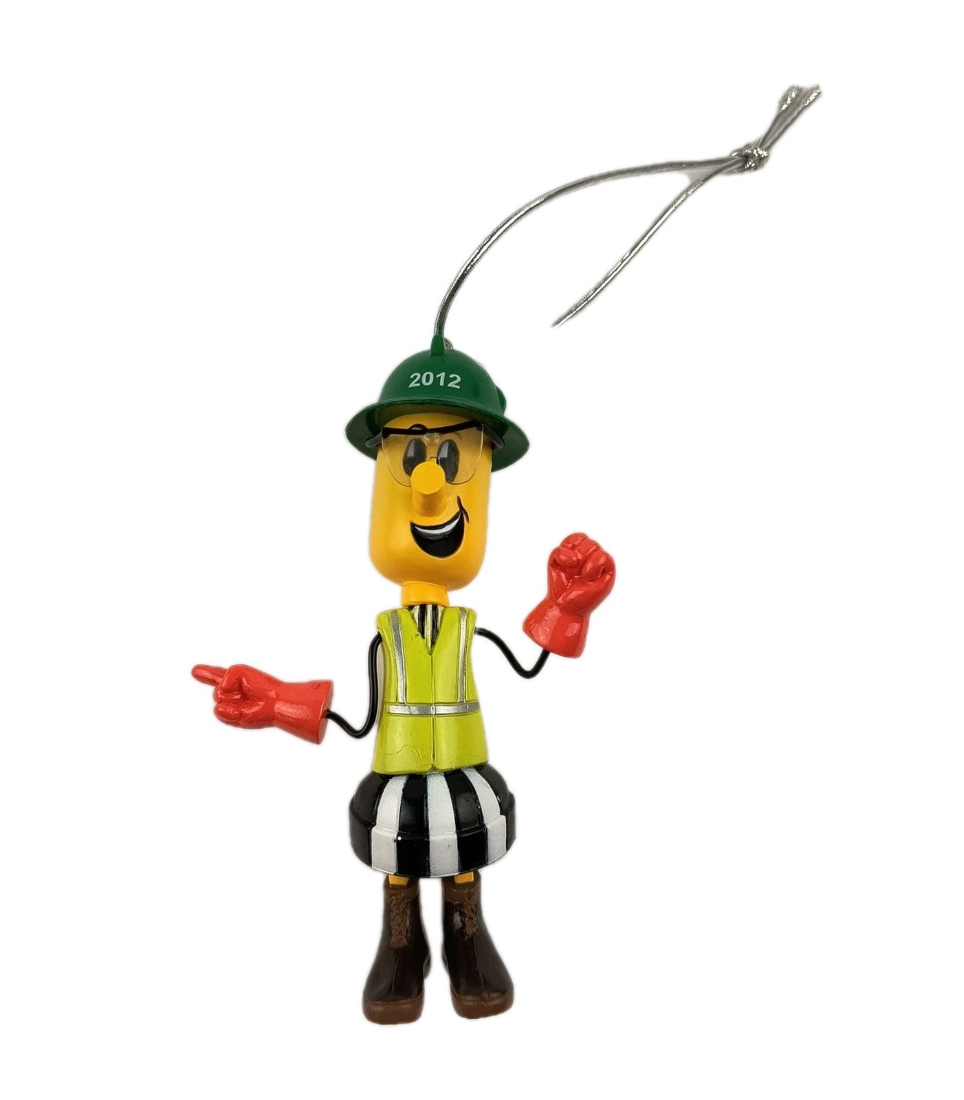 Willie Wiredhand Wirehand Safety Theme 2012 NRECA Electric Cooperative Ornament 