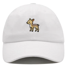 JPAK Cute Sika Deer Premium Dad Hat Premium Cotton Strapback Wildlife
