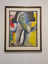 Gemälde Druck Horst Antes Zweiäugige Figur 1965 Lichtdrucke München