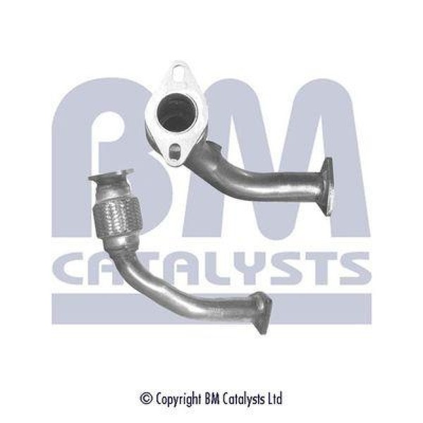 Bm Catalysts Abgasrohr Auspuffanlage Vorne Passend FüR Fiat Seicento 600 0.9-image