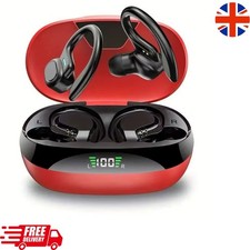 TWS Wireless Bluetooth Earphones Headphones Sports Ear Hook Running Bass Earbuds