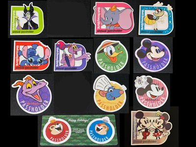 NEW Walt Disney World Annual Passholder Magnets - Pick a Favorite