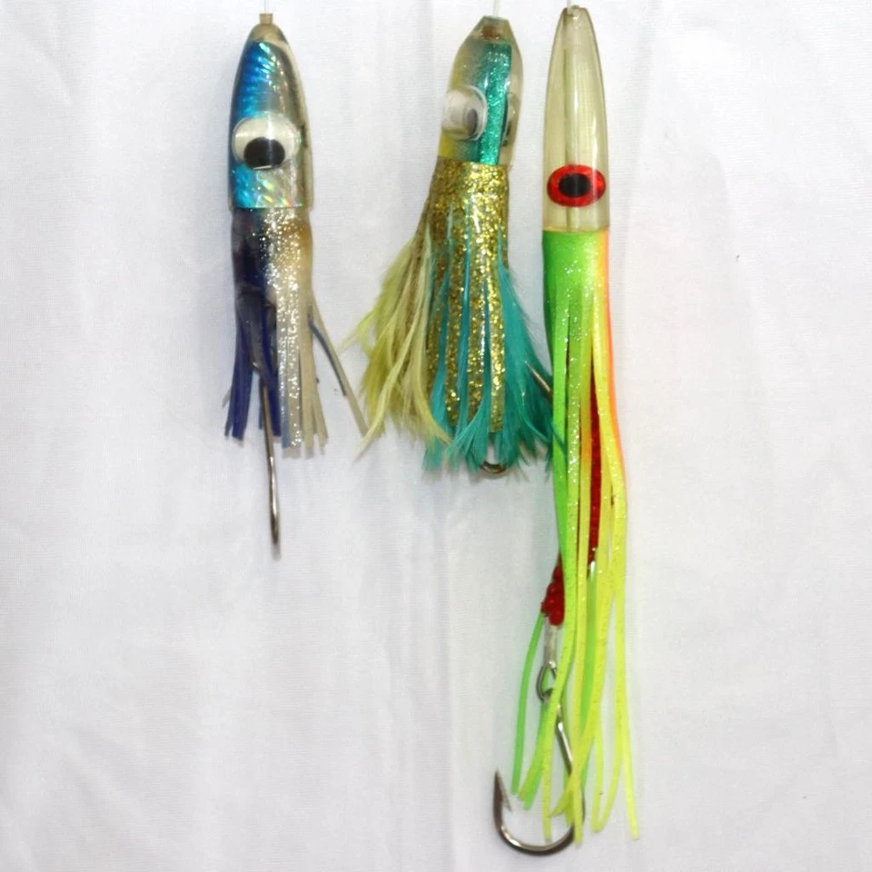 Lote de 3 iscas de pesca para pesca 1ea 12" Williamson Jaslor 1x atum desconhecido Marlin - Imagem 2 de 4